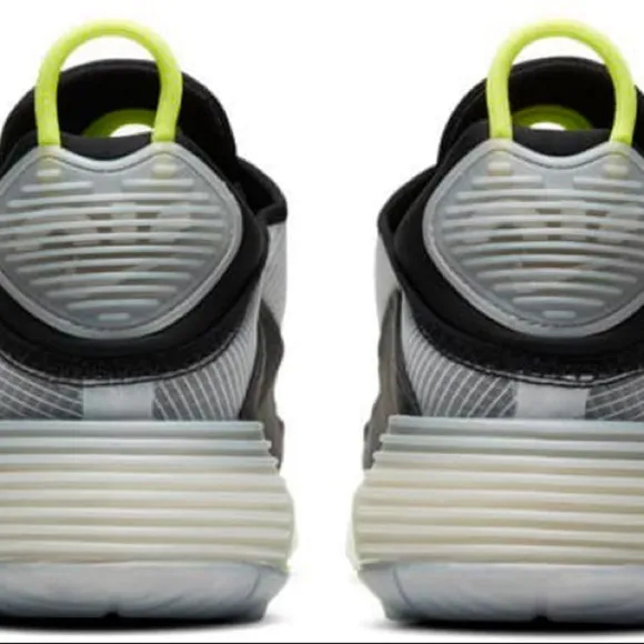 Nike Air Max 2090 Lemon Venom CT1803-001 Marathon Running Shoes Black Grey Limon