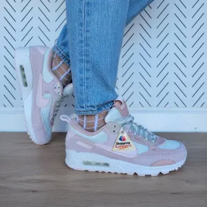 ⭐Nike Air Max 90 Futura Women Shoes Sz 10 Barley Rose Pink Sneakers DM9922-104⭐