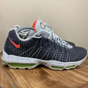 Nike Air Max 95 Ultra Jacquard Mens Black Green White Size 11.5 Shoes 749771-006