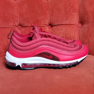 Nike Air Max 97 &quot;University Red White&quot; Women Sneakers Size 9