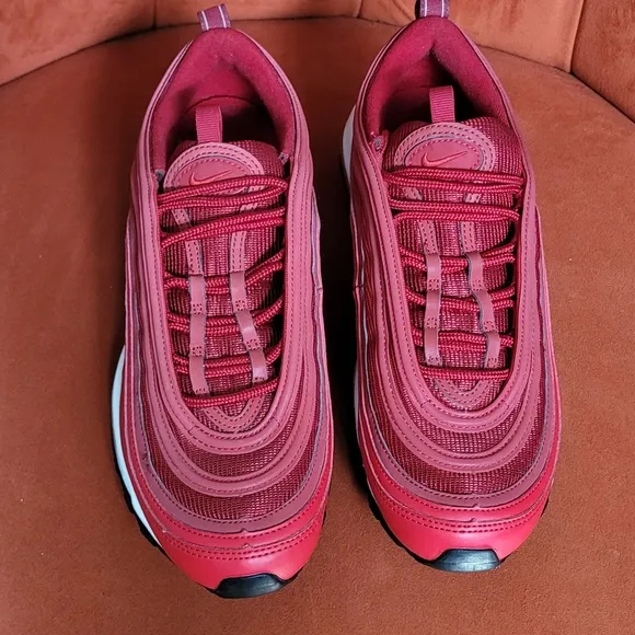 Nike Air Max 97 &quot;University Red White&quot; Women Sneakers Size 9