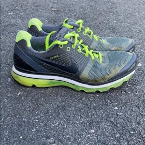 Nike Air Max Mens Flywire Shoes Size 12👟🖤💚