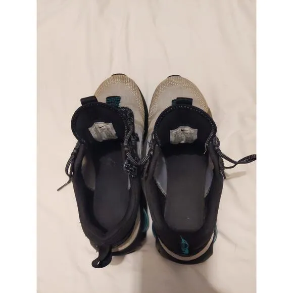 Nike Air Max Zoom Grey Black Teal Athletic Shoes Youth Size 5.5Y/Women's 7