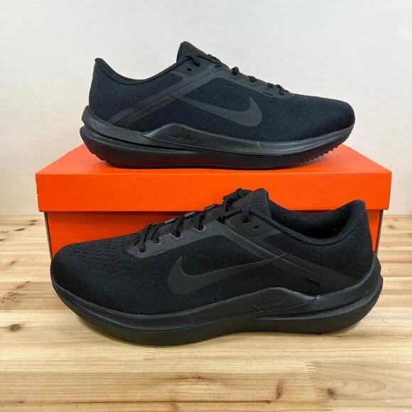 Nike Air WINFLO 10 road running shoes Mens 10.5 Triple Black DV4022-001