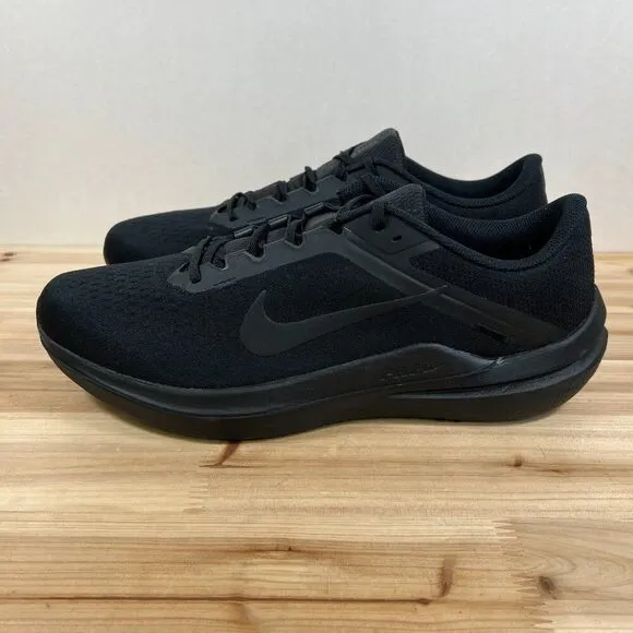 Nike Air WINFLO 10 road running shoes Mens 10.5 Triple Black DV4022-001