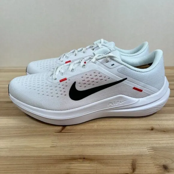 Nike Air Winflo 10 road running shoes Mens 10.5 White Black Light Crimson DV4022