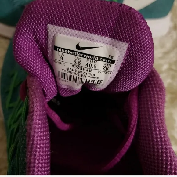 Nike Air Zoom Pegasus 32 815791-315 Blue Purple Chicago Marathon Women's shoes