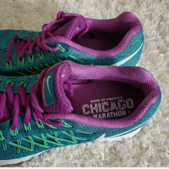 Nike Air Zoom Pegasus 32 815791-315 Blue Purple Chicago Marathon Women's shoes