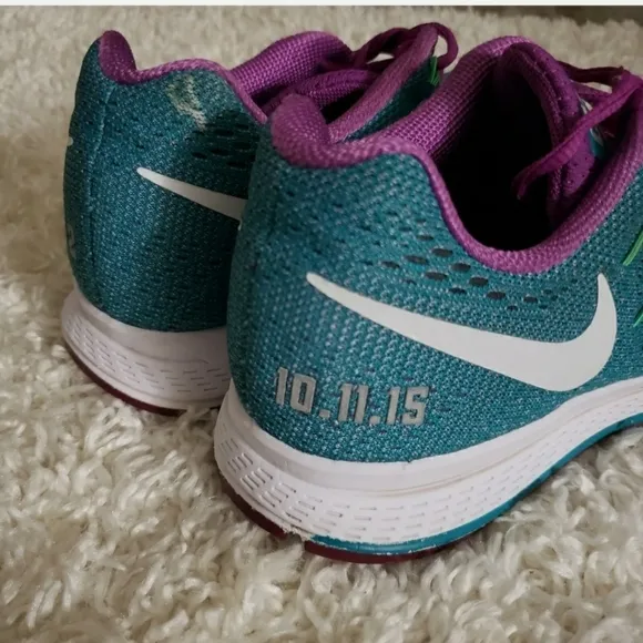 Nike Air Zoom Pegasus 32 815791-315 Blue Purple Chicago Marathon Women's shoes
