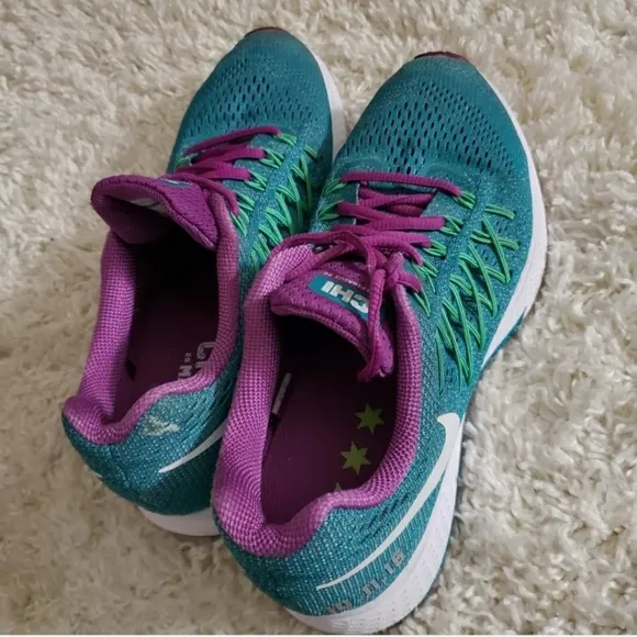 Nike Air Zoom Pegasus 32 815791-315 Blue Purple Chicago Marathon Women's shoes