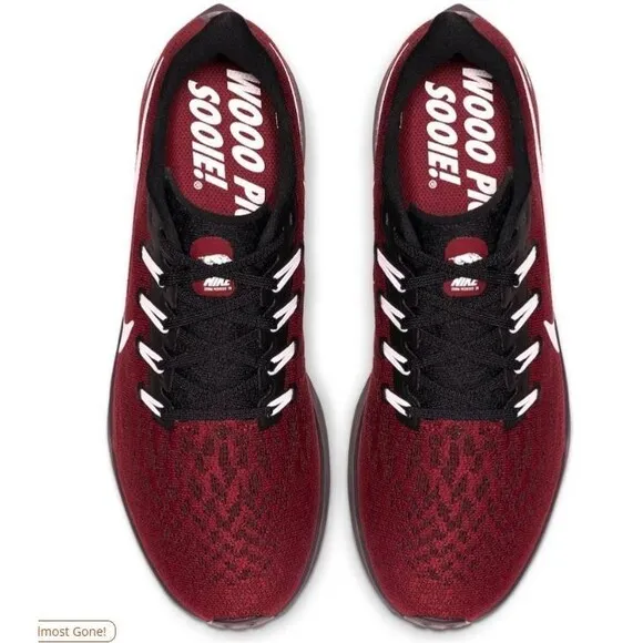Nike Air Zoom Pegasus 36 Red Men’s 10.5 Shoes Arkansas Razorbacks CI2077-600