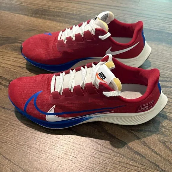 Nike Air Zoom Pegasus 37 Premium Gym Red Game Royal Shoes 11