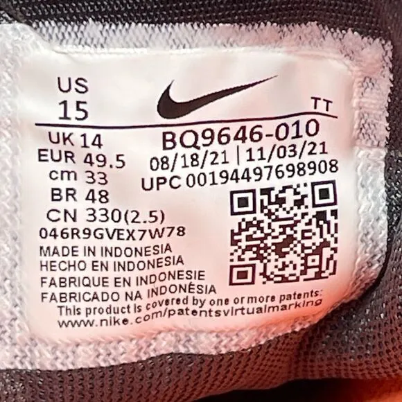 Nike Air Zoom Pegasus 37 Road Running Mens Shoes Black/Bright Mango, BQ9646-010