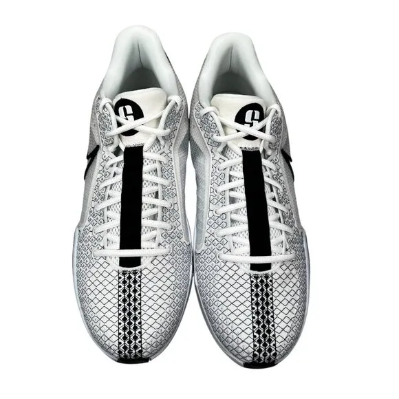 Nike Air Zoom Sabrina 1 White Black Football Grey Shoes FQ3381-103 Men's Sz 15