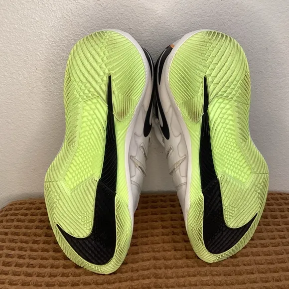 Nike AIR ZOOM VAPOR X HC White Navy Blue Men’s‎ Sz 7 Tennis Court AA8030-004