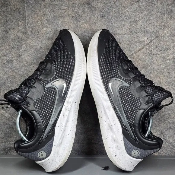 Nike Air Zoom Winflo 8 Shield Men's 12.5 Running Shoes‎ Black Marathon Trainers
