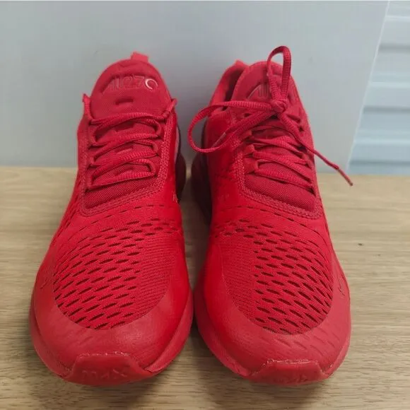 Nike Air Max 270 Triple Red Men's Running Shoes Size 10.5