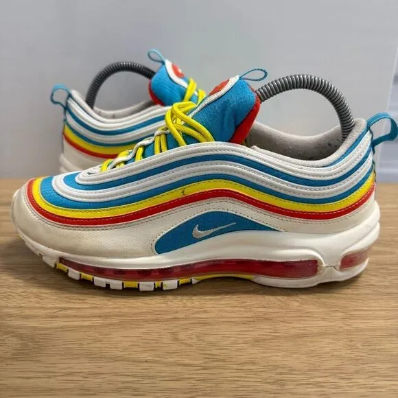 Nike Air Max 97 Summer Pack Women's Running Shoes Size 8.5 7Y White
