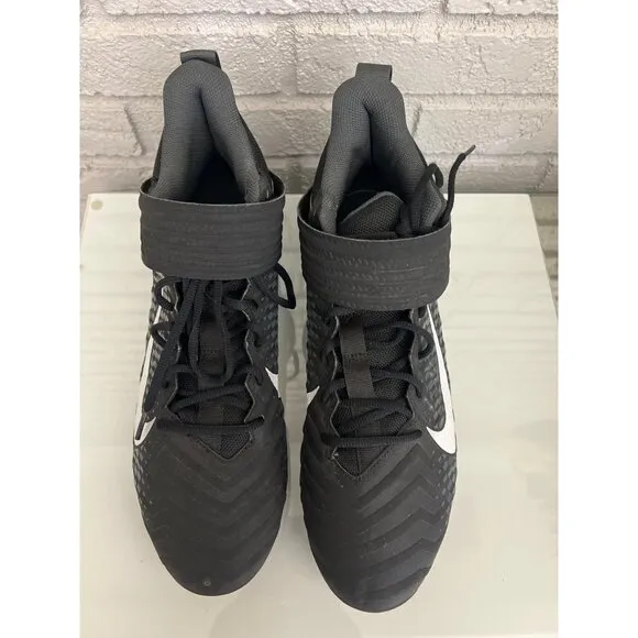 Nike Alpha Black Menace Varsity 2 Men's Football Cleat Size 12