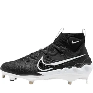 Nike Alpha Huarache NXT Black White Metal Cleats DJ6517-001 Men Size 9.5 NWOT‎