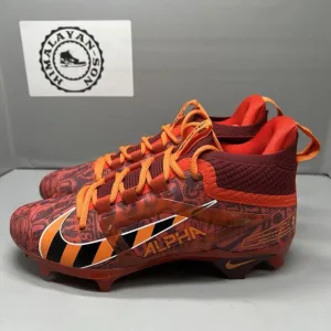 Nike Alpha Menace 4 Elite NRG (FQ4046-600) Red Football Cleats Men Size 9 NEW