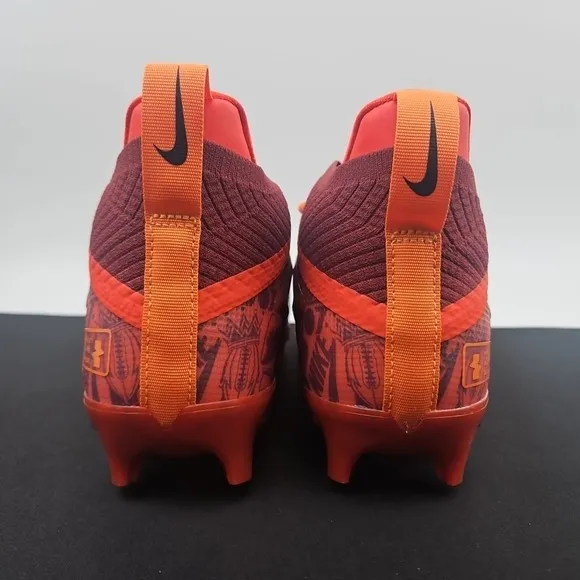 Nike Alpha Menace 4 Elite NRG FQ4046-600 Red Football Cleats Men's Size 7.5 New