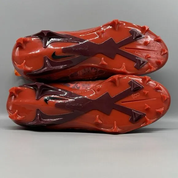 Nike Alpha Menace 4 Elite NRG Red Orange Football Cleats Size 12 FQ4046-600
