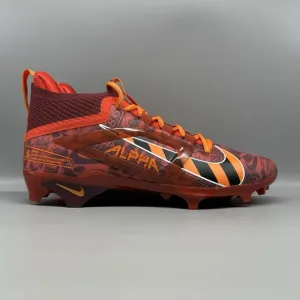 Nike Alpha Menace 4 Elite NRG Red Orange Football Cleats Size 9 FQ4046-600