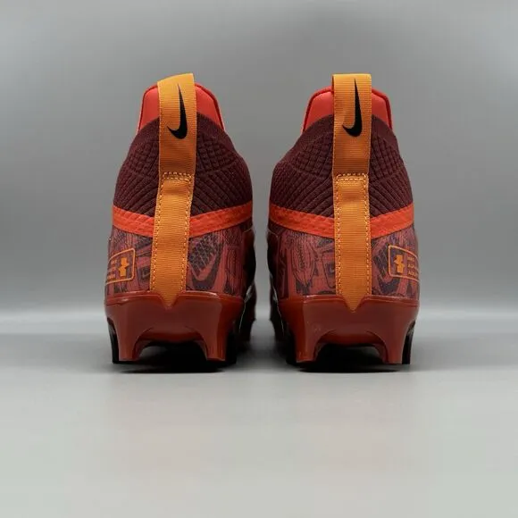 Nike Alpha Menace 4 Elite NRG Red Orange Football Cleats Size 9 FQ4046-600