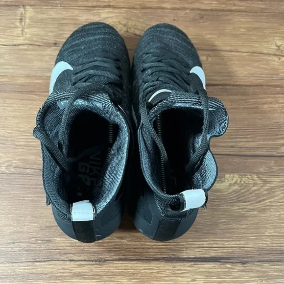 Nike Alpha Menace Elite 2 Black Football Cleats Athletic Shoes Men’s Size 11.5