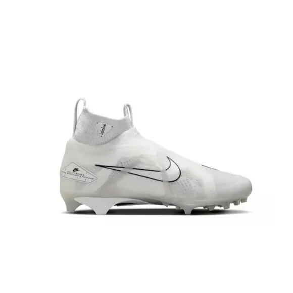NIKE ALPHA MENACE ELITE 3 FLYKNIT FOOTBALL WHITE MEN'S SIZES 11 &amp; 12 NEW