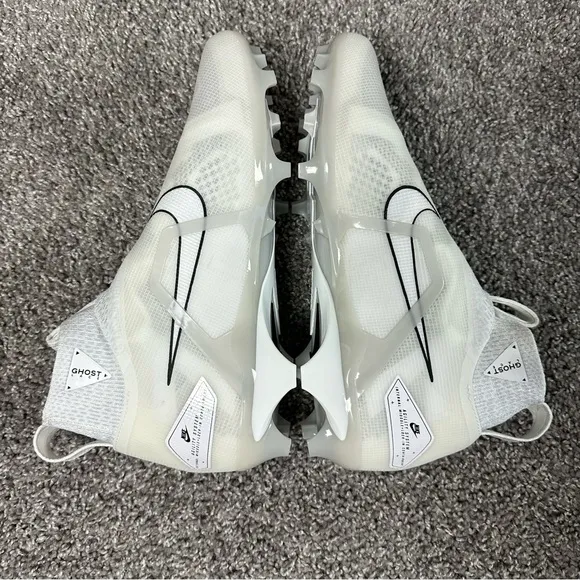 Nike Alpha Menace Elite 3 Men's Football Cleats Shoes Size 10.5 White CT6648-109