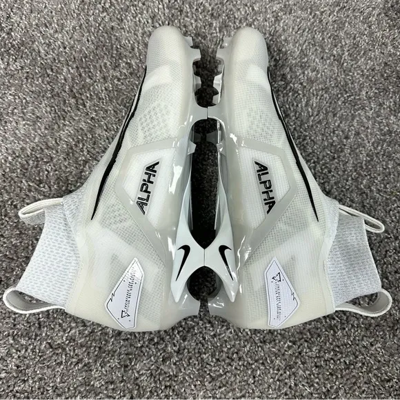 Nike Alpha Menace Elite 3 Men's Football Cleats Shoes Size 10.5 White CT6648-109