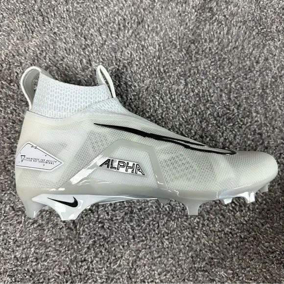 Nike Alpha Menace Elite 3 Men's Football Cleats Shoes Size 10.5 White CT6648-109