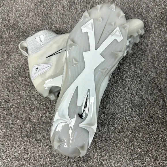 Nike Alpha Menace Elite 3 Men's Football Cleats Shoes Size 10.5 White CT6648-109