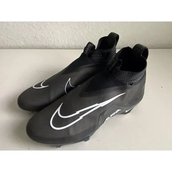 Nike Alpha Menace Elite 3 Mid Football Cleats Black DM1792-004 Men’s Sz 15