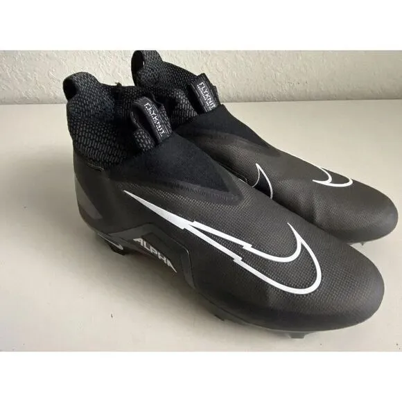 Nike Alpha Menace Elite 3 Mid Football Cleats Black DM1792-004 Men’s Sz 15