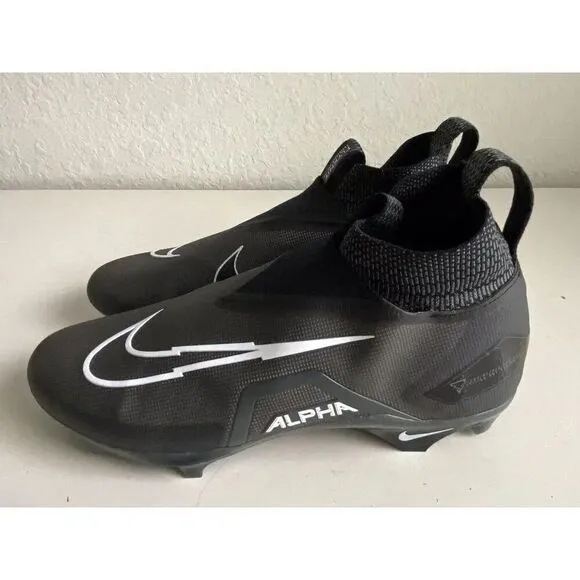Nike Alpha Menace Elite 3 Mid Football Cleats Black DM1792-004 Men’s Sz 15