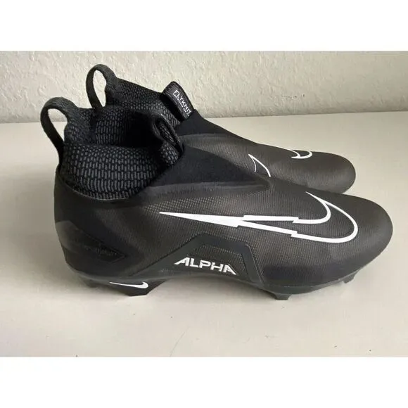Nike Alpha Menace Elite 3 Mid Football Cleats Black DM1792-004 Men’s Sz 15