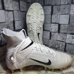 Nike Alpha Menace Élite 2 White Grey  Size 11 Football Shoes