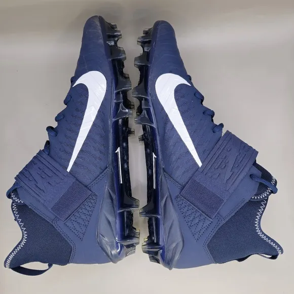 Nike Alpha Menace Pro 2 Mid Football Cleats Men's Size 13 Blue /White BV3945-404