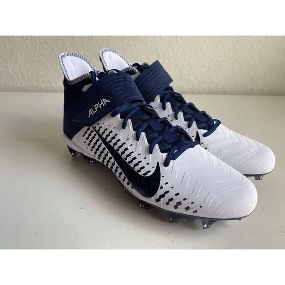 Nike Alpha Menace Pro 2 MID Football Cleats BV3945-102 Midnight Navy Men’s Sz 15