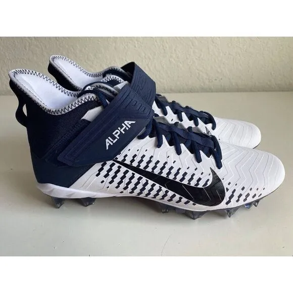 Nike Alpha Menace Pro 2 MID Football Cleats BV3945-102 Midnight Navy Men’s Sz 15