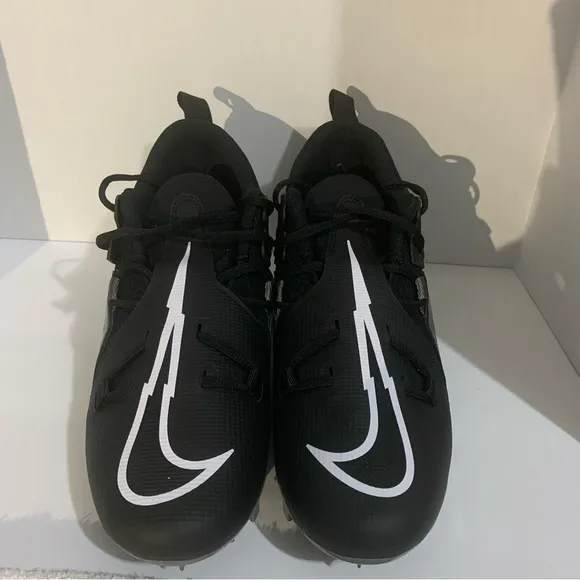 Nike Alpha Menace Pro 3 Black White Football Cleats‎