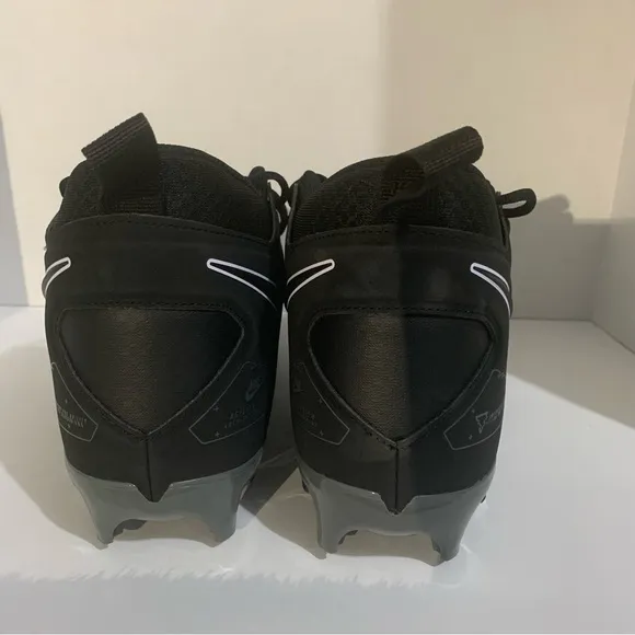 Nike Alpha Menace Pro 3 Black White Football Cleats‎