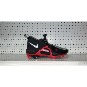 Nike Alpha Menace Pro 3 Mens Football Cleats Size 11 Black Red CT6649-004