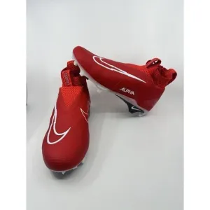 Nike Alpha Menace Elite 3 Red White Football Cleats CT6648-616 Men’s Size 10