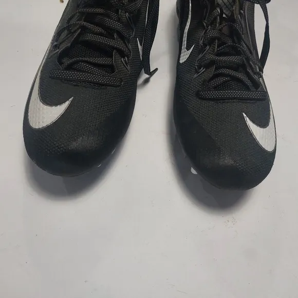 Nike Alpha Pro 2 3/4 TD Shoes Men's 16 Black Low Top Football Cleats.