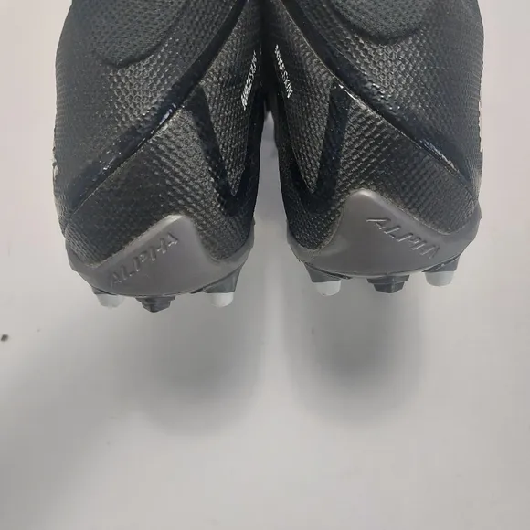 Nike Alpha Pro 2 3/4 TD Shoes Men's 16 Black Low Top Football Cleats.