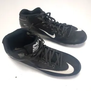 Nike Alpha Pro 2 3/4 TD Shoes Men's 16 Black Low Top Football Cleats.